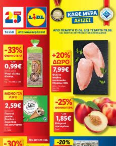 LIDL φυλλάδιο από 20.06.2024 + φυλλαδιο επομενησ εβδομαδασ.